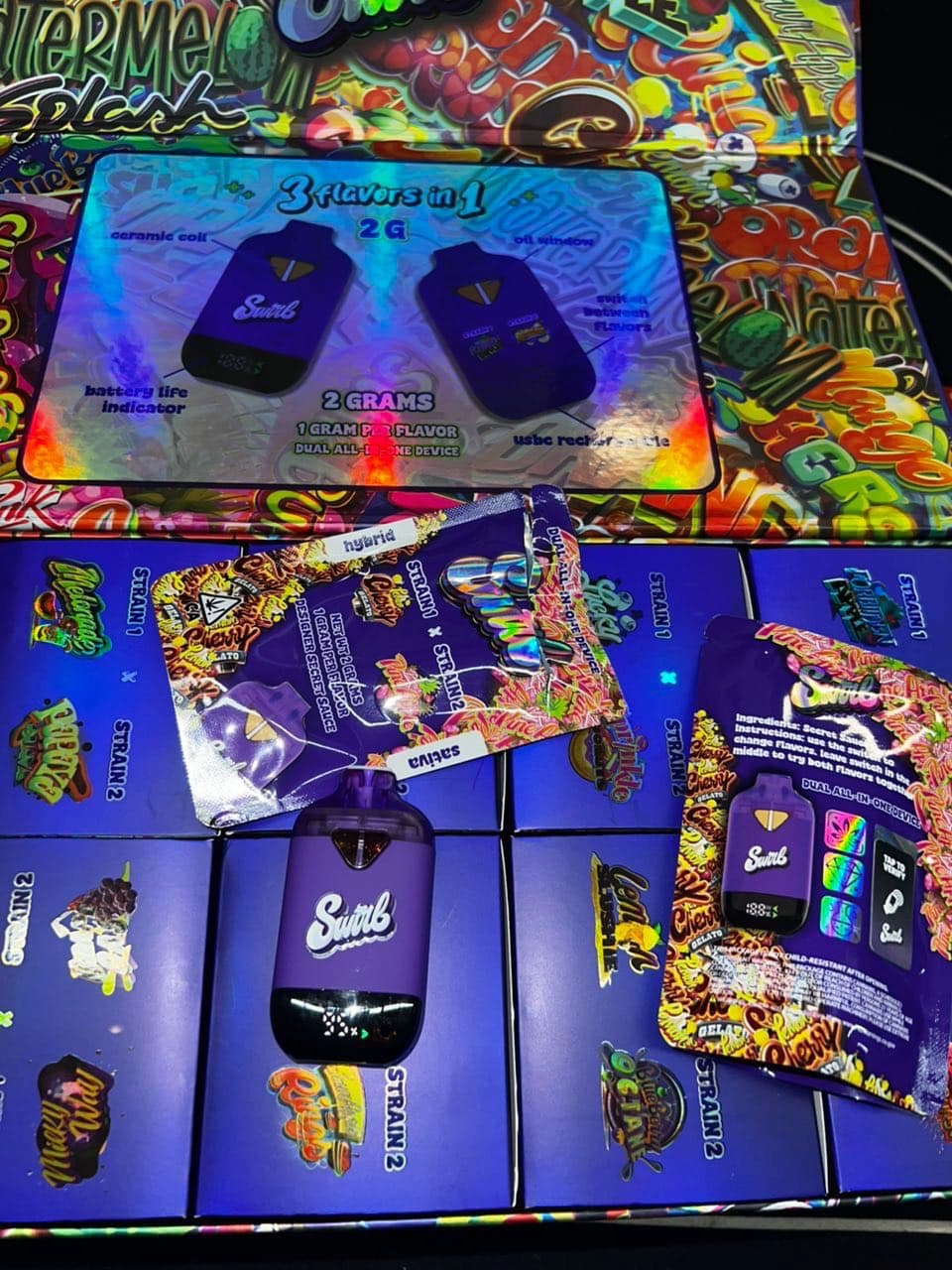 SWIRL 2 GRAM LIQUID DIAMONDS SWITCH DISPOSABLES - Image 3